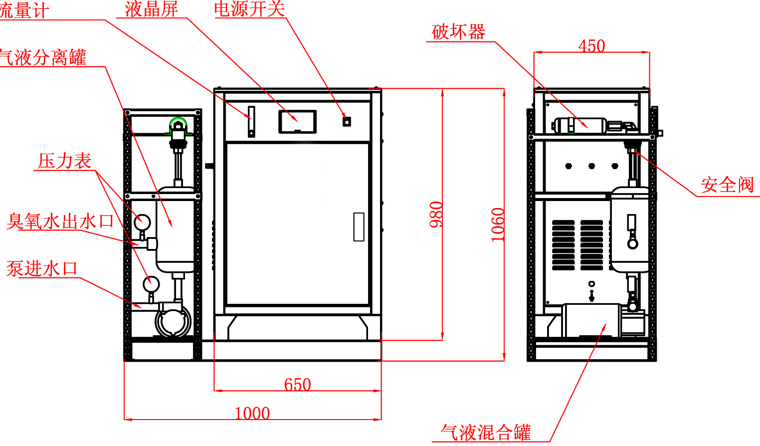 滤板与臭氧检测箱设计