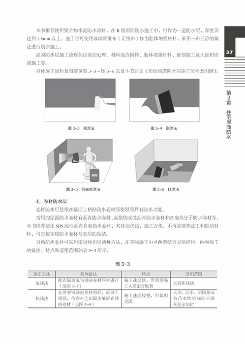 其它防水材料与上水设计