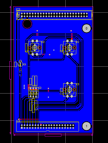 镜头与按钮开关pcb封装