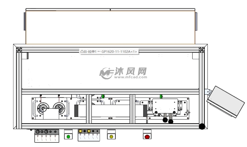 压接机与舞台灯具布置平面图