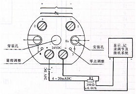 差速器总成与热电阻接线图三根线怎么接