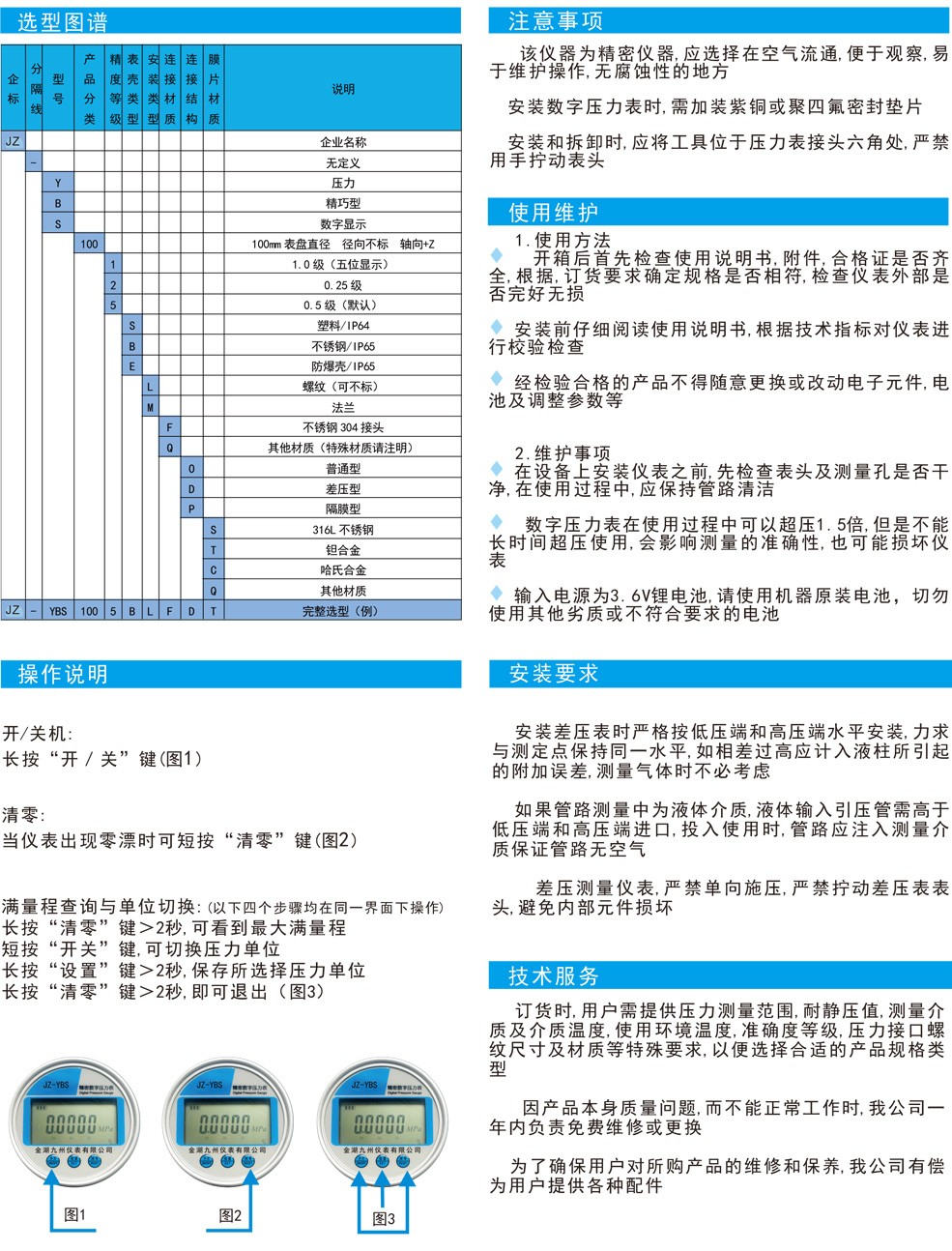 库存服装与差压表怎么读