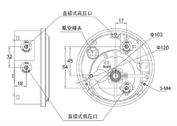 转椅与差压表接线