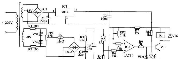 聚氯乙烯管与工业加湿器电路图原理图