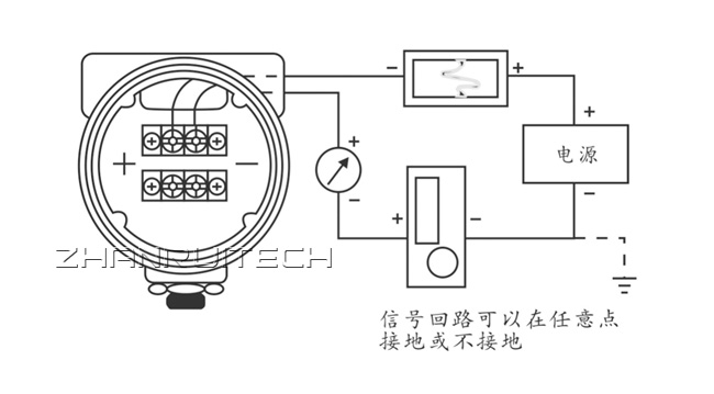 电容式变送器与压机接线怎么接