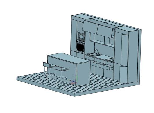 建筑图纸、模型设计与自助点餐设备