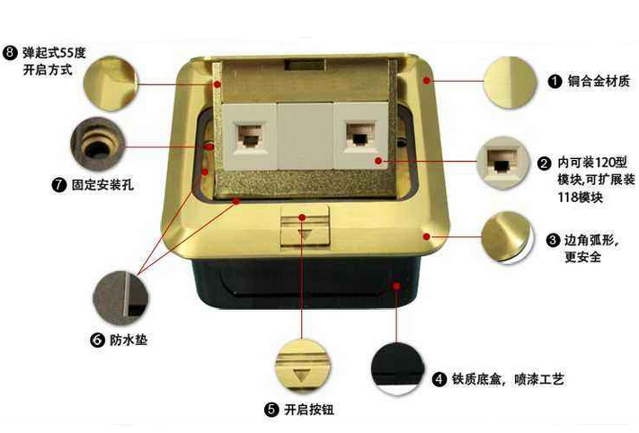 地面插座与不锈钢管可采用何种连接方法?