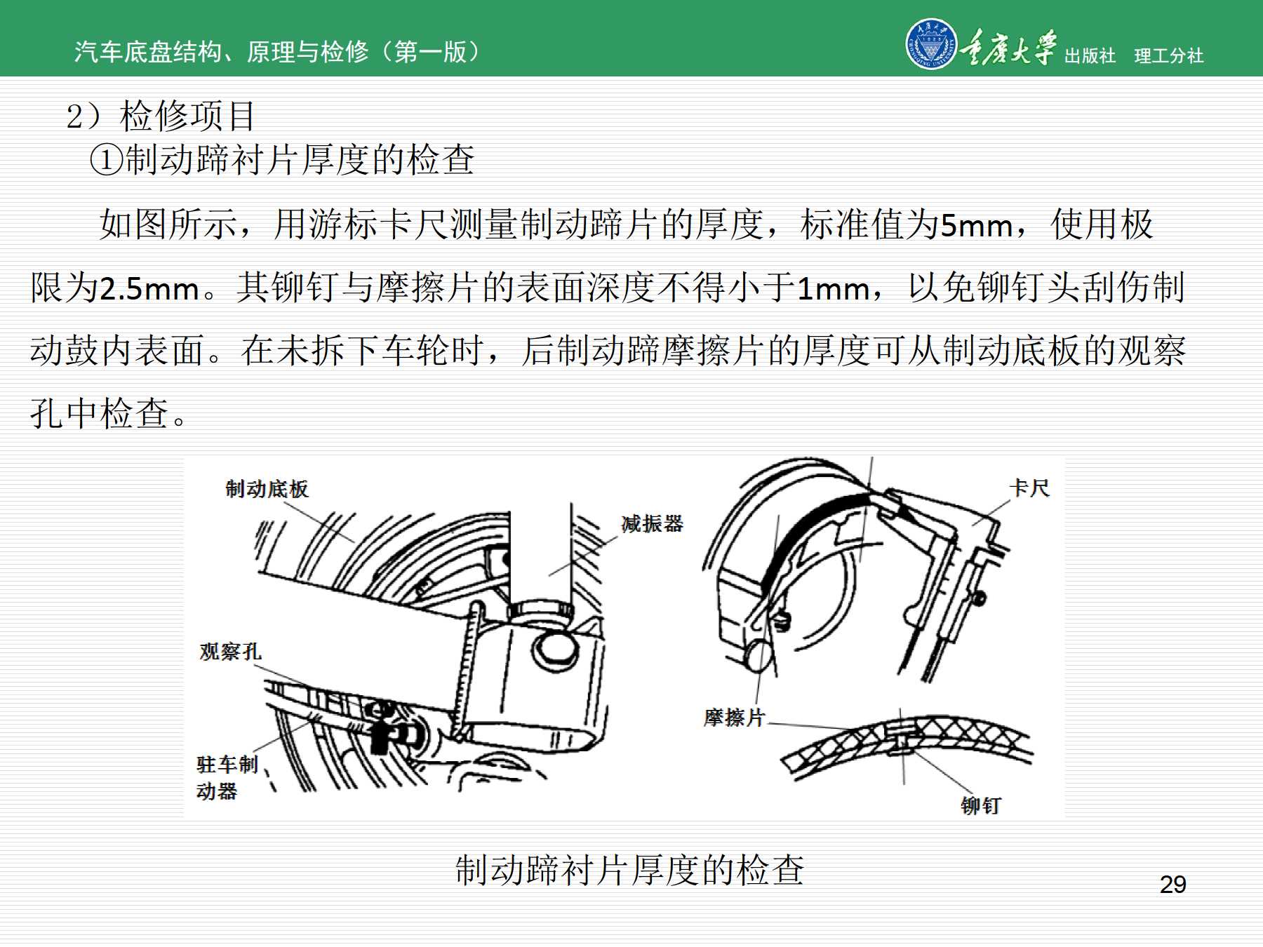 照明系统与制动片厚度怎么看