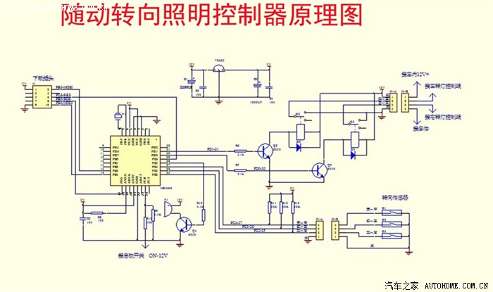 闪灯IC与液压拖车原理