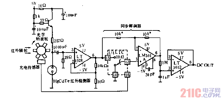 造纸检测仪器与自制红外感应器电路