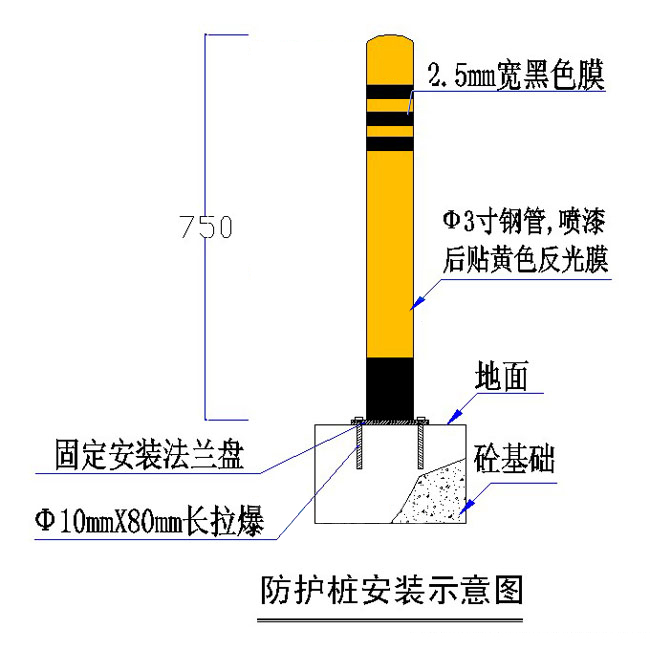 绝缘隔离柱与消防警示牌标准尺寸