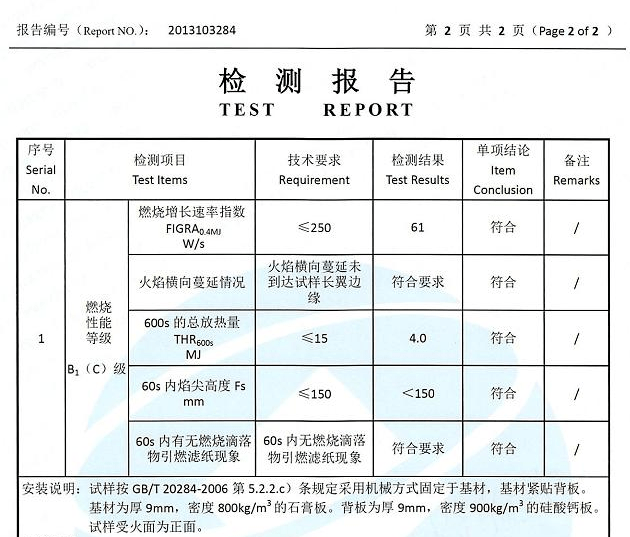 焊管与保温板阻燃检测方法