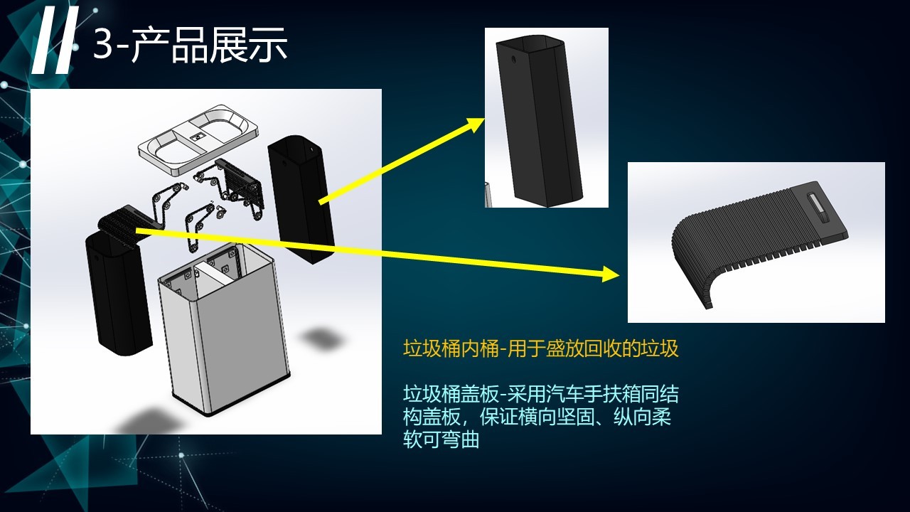 电子垃圾桶与滑轨与广告笔原理一样吗