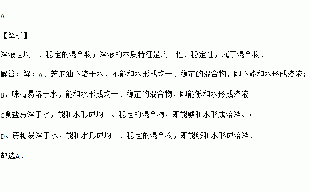 冰桶与香精成分中的定香剂一般选用()的香料