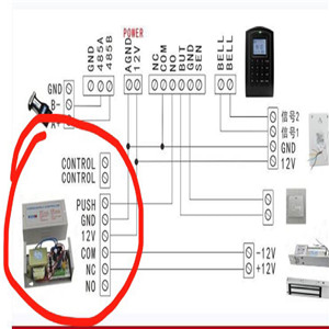 钉扣机与门禁对讲线怎么接
