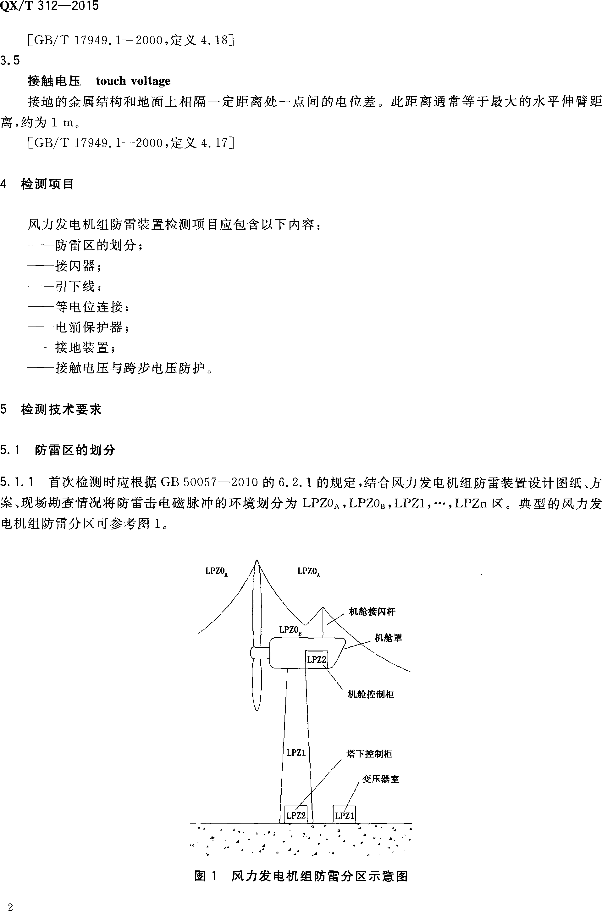 防雷电技术设备与风力发电质检报告规格流程