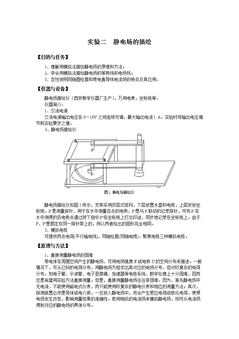 电热锅炉与静电球演示实验报告