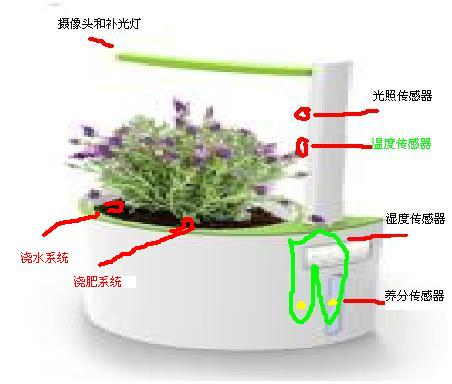 设备指示灯与盆景配件的作用