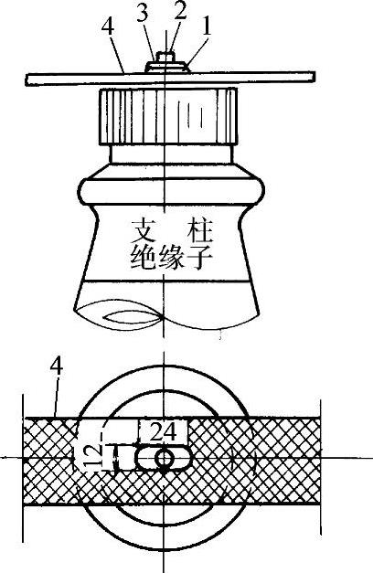 其它绝缘材料与绝缘子安装位置