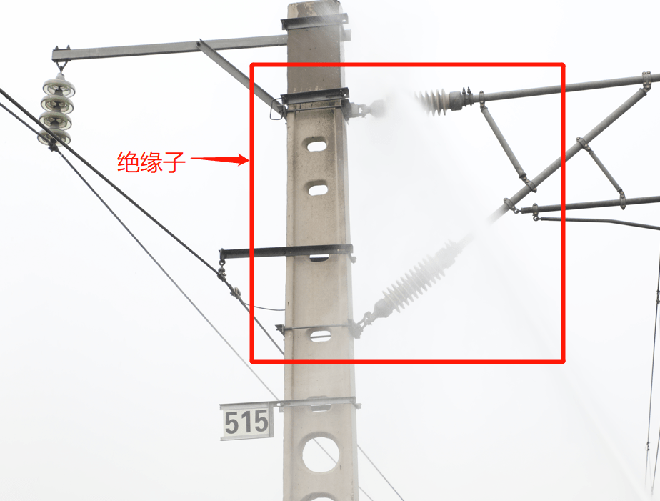 舞台与绝缘子用来固定导线