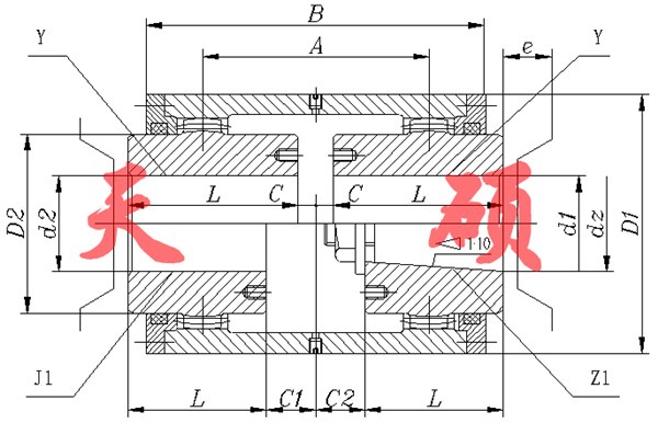 滤清器与对夹式联轴器图纸