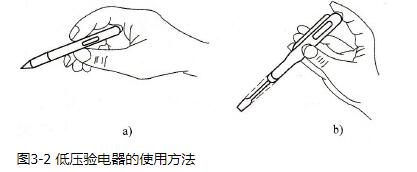 铅芯笔与电火花检测仪使用方法