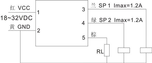 广告机与压力控制器开关接线图