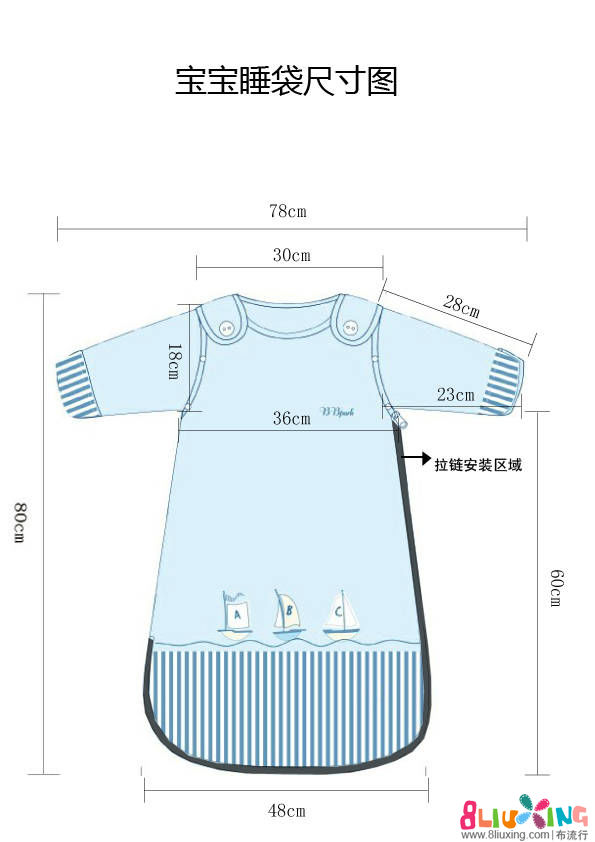 触发器与手工婴儿睡袋裁剪图解