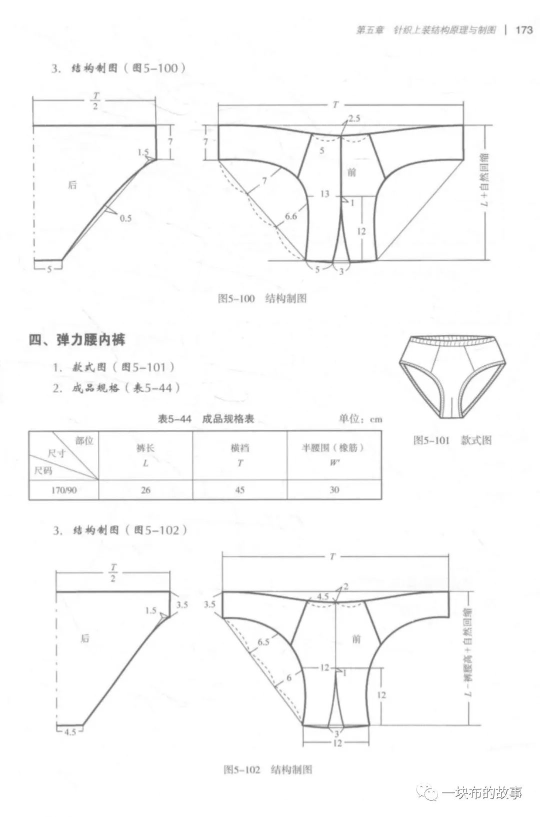 上光材料与男内裤裁剪教程大海服装