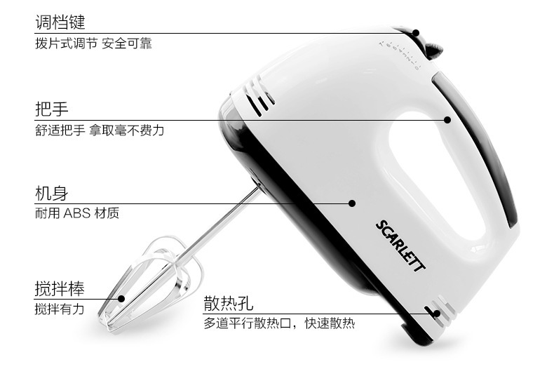 酒精检测仪与打蛋器的结构包括哪些