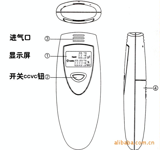 酒精检测仪与打蛋器的结构包括哪些