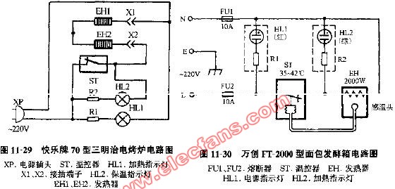 日产与工业烤箱电路图