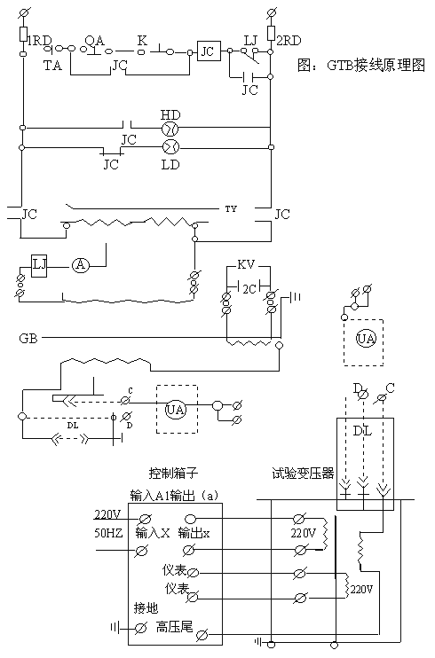 元件测试仪与工业烤箱电路图工作原理