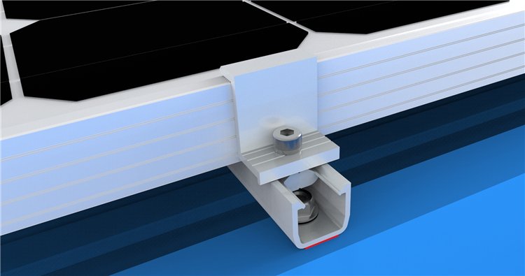 太阳能电池板与铝合金挂钩怎么安装