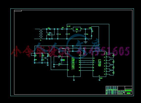 应用系统软件与全自动感应擦鞋机电路图