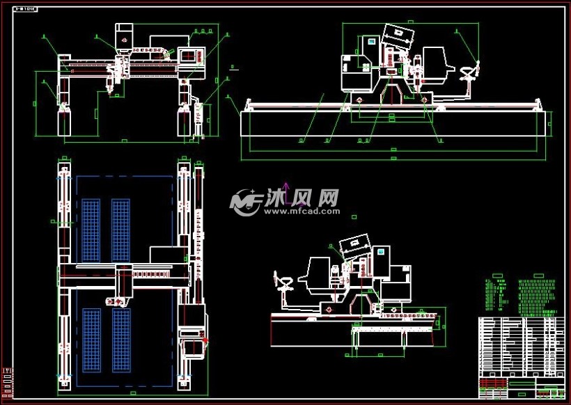 管焊机与重机埋夹机35800零件图