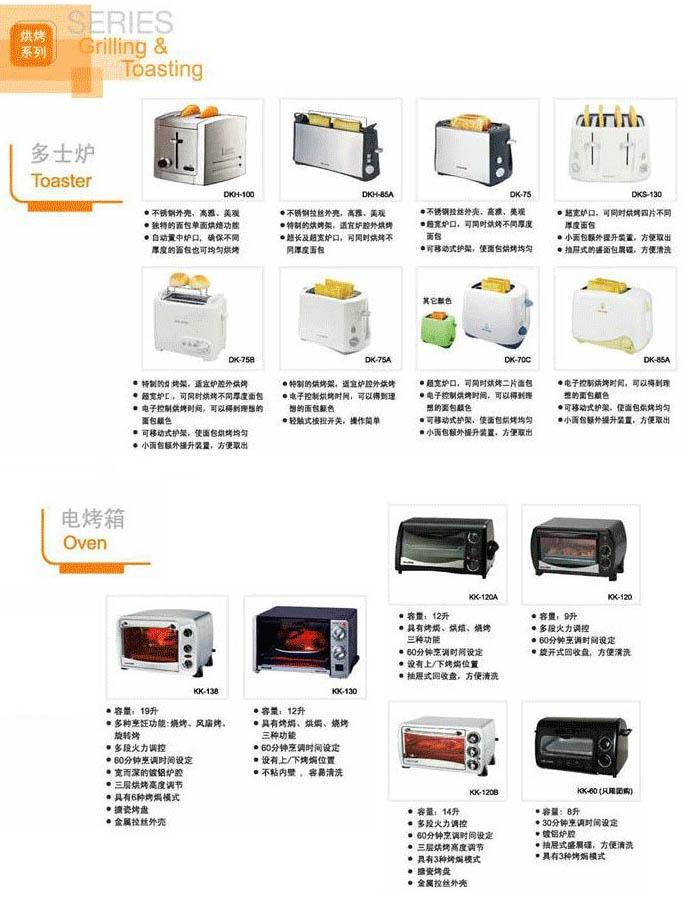 多士炉/烤面包机与电压传感器种类