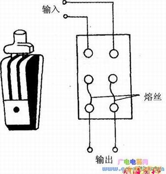 平板玻璃与刀开关接线时,电源进线应接在