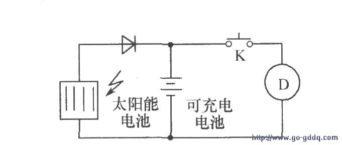 耳环与太阳能稳压电路