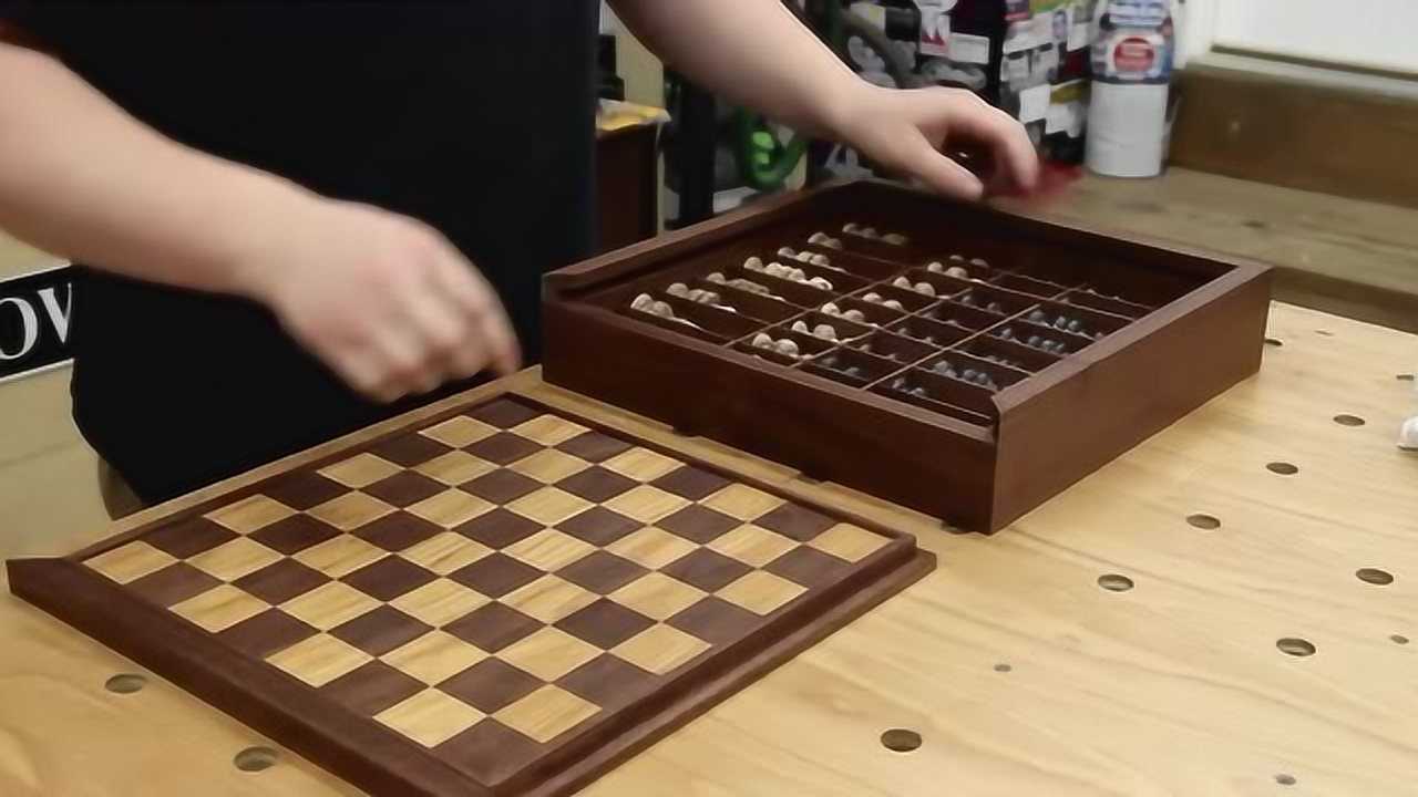 中国象棋与木质音箱制作视频