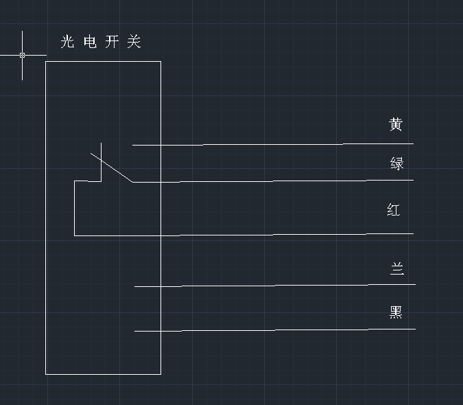 异域工艺品与光电开关在图纸上的符号