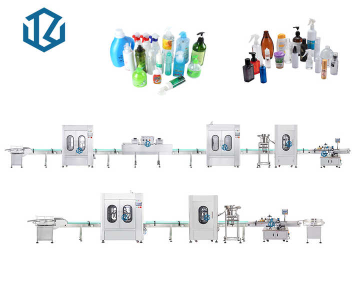 日用化学品与玻璃瓶装水灌装设备