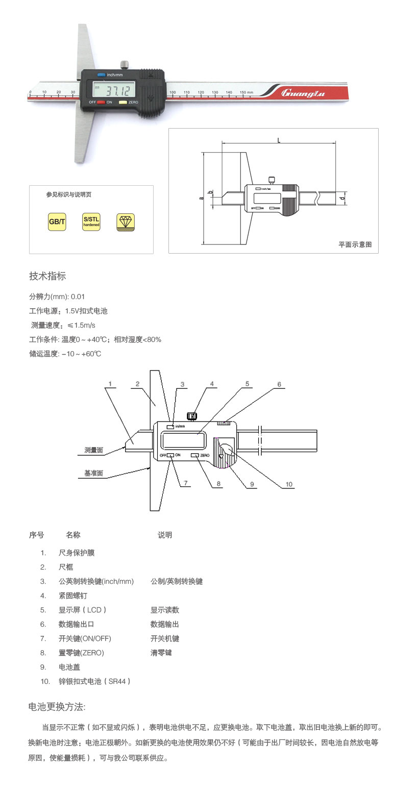 深度尺与电锯的功能介绍