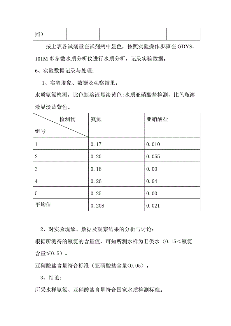 加热器与废水浊度的测定实验报告