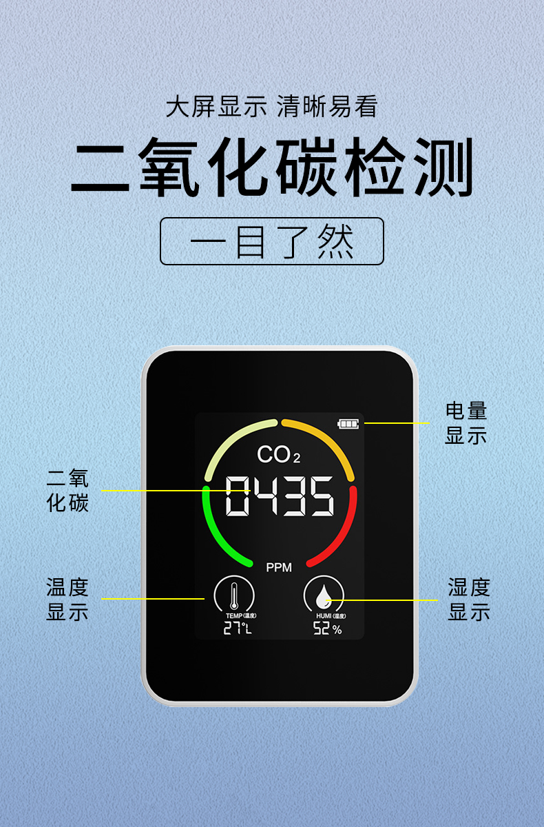 二氧化碳检测仪与清洁音响灰尘