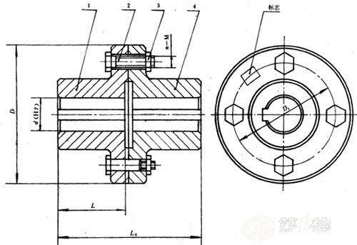 仪表壳体与机床主轴联轴器