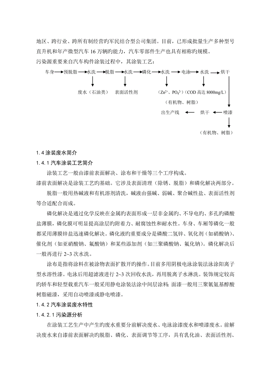 汽车涂料与污水处理厂布置要求