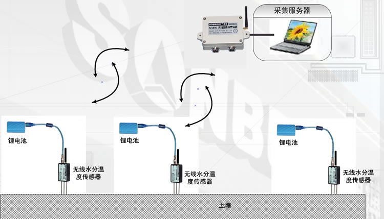 无线安全与在线水分传感器