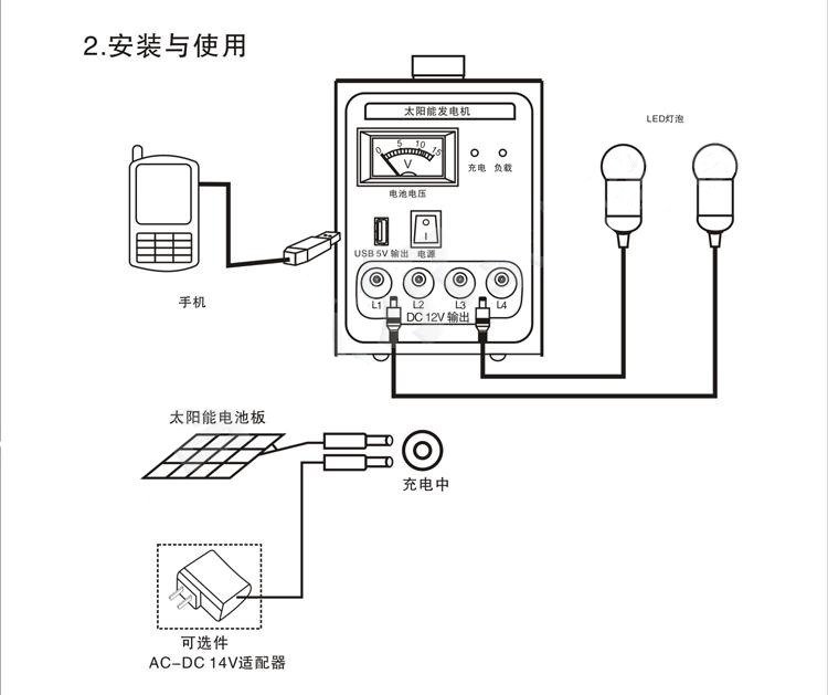 中频电源与帐篷支架连接图