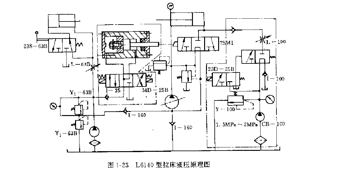 增压泵与拉床电路图